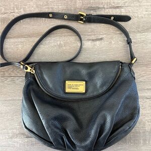 Marc by Marc Jacobs Classic Q Natasha crossbody bag in black leather